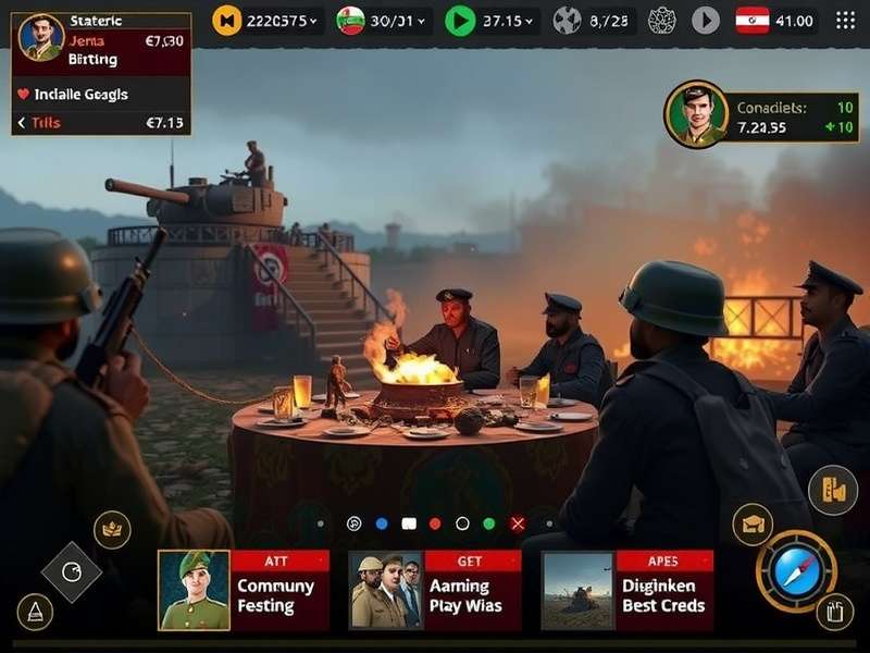 Indian Blitzkrieg gameplay screenshot showing strategic interface